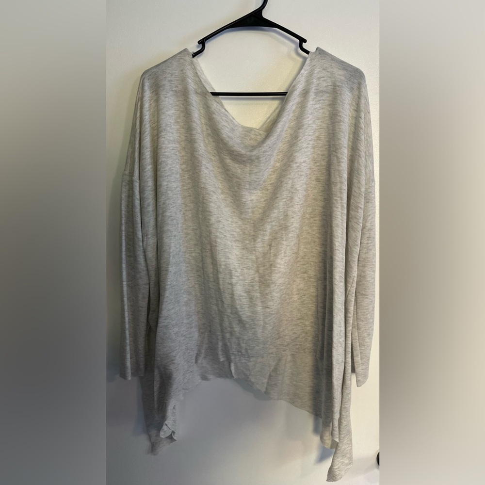 My Beloved. Off the Shoulder, Drappy 3/4 Length Sleeved Shirt.